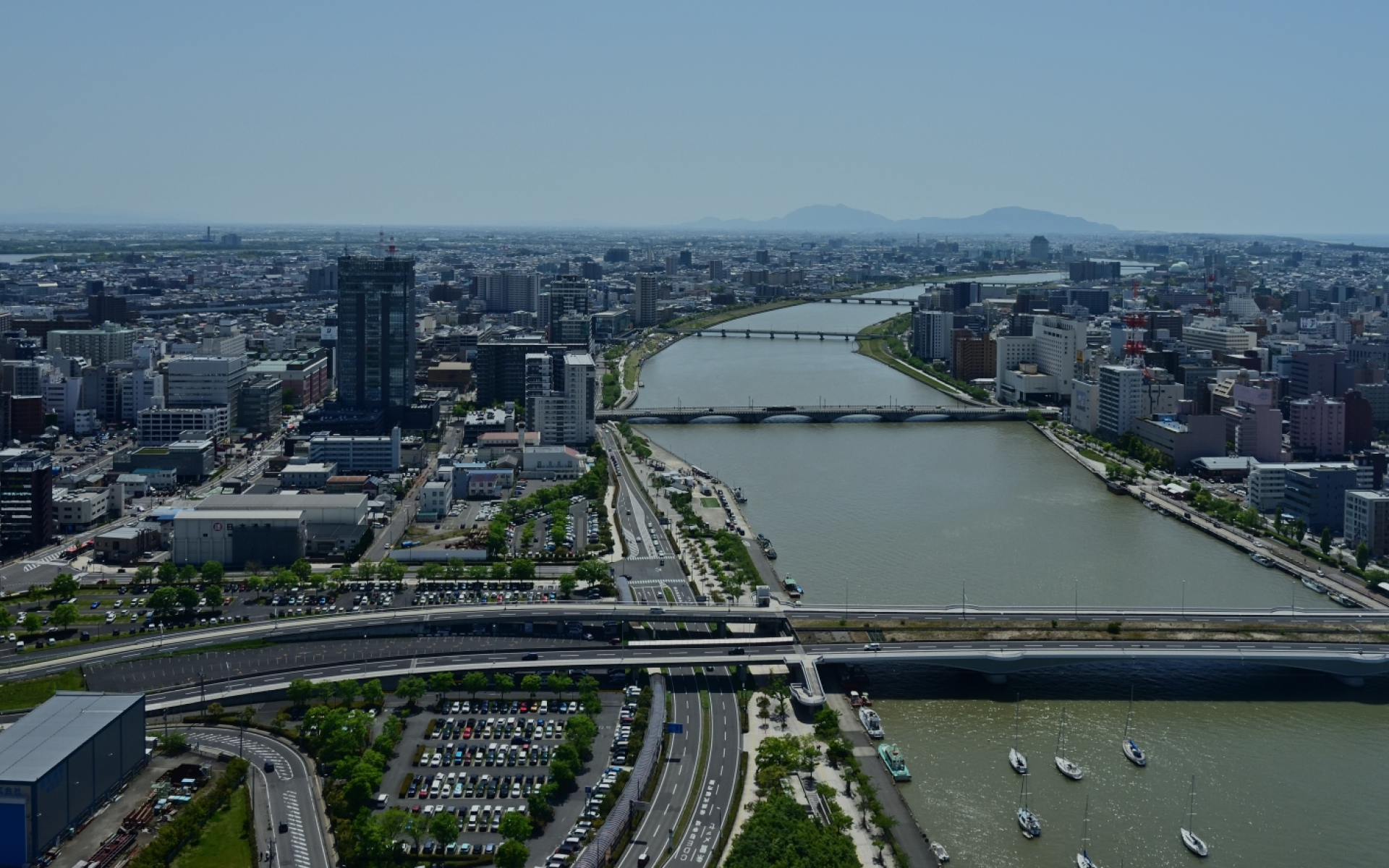 新潟市の風景
